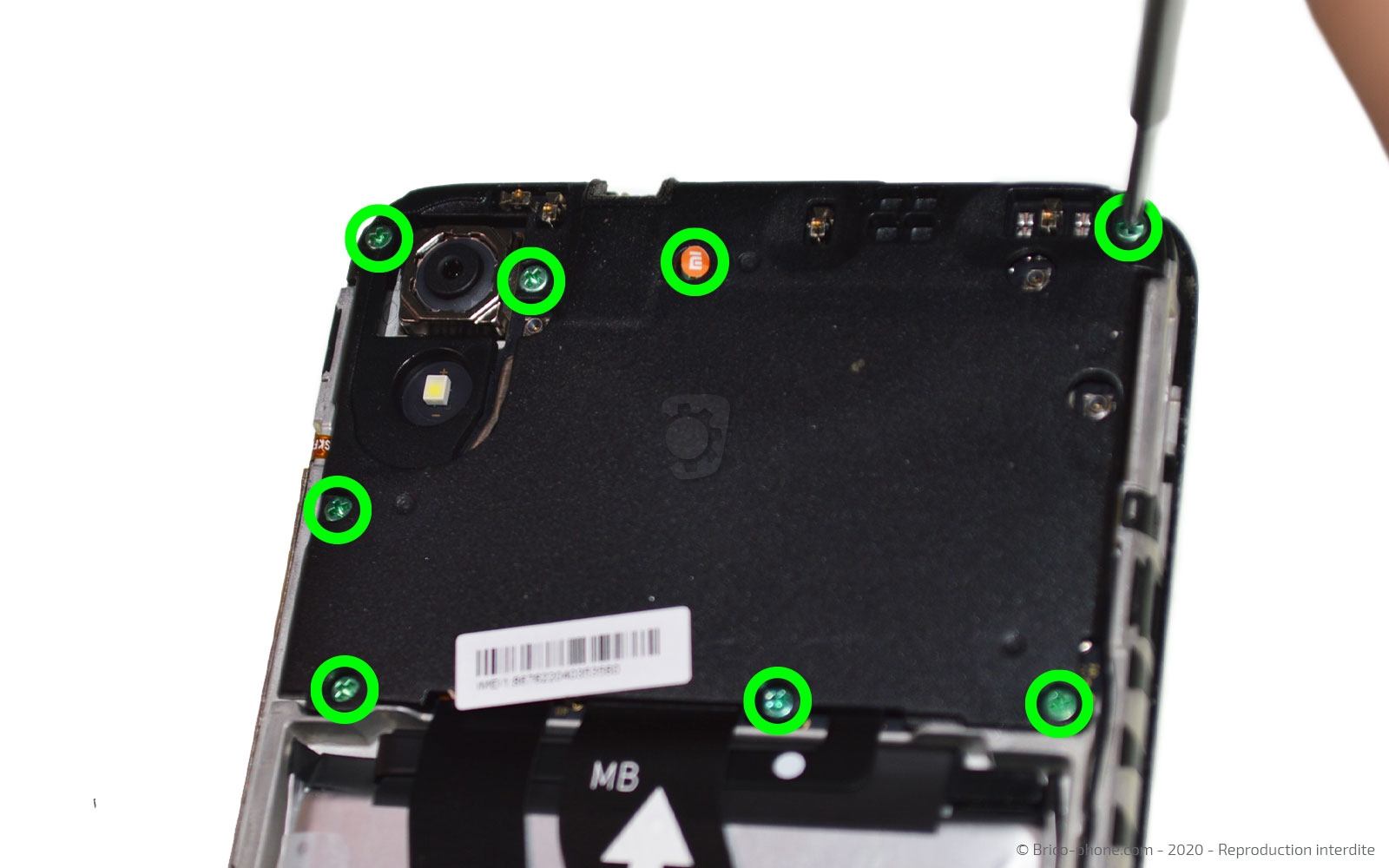 Changement de l'écran (vitre+LCD) sur Redmi 7A photo 1