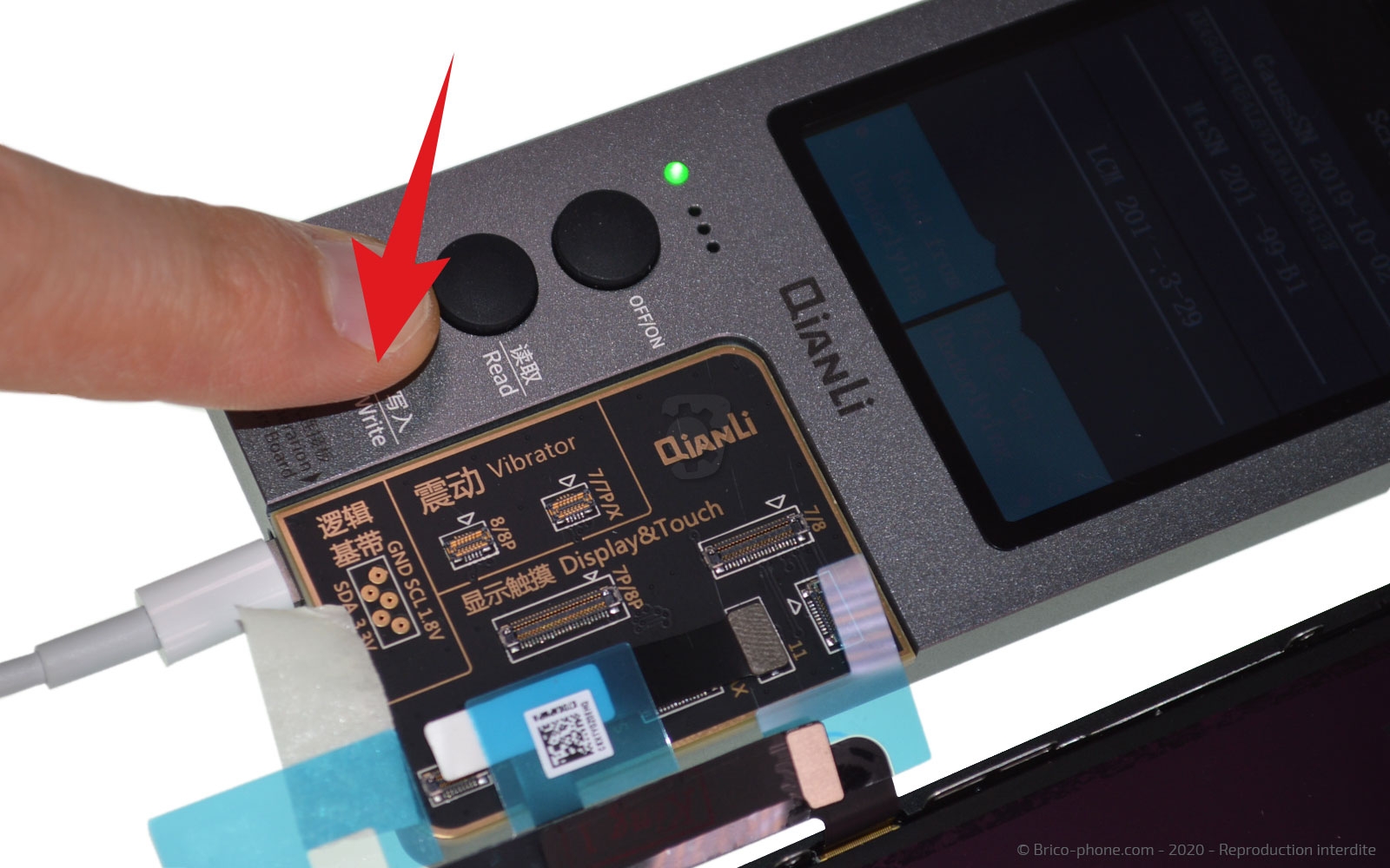 Utiliser le programmateur d'écran iCopy Plus pour iPhone photo 2