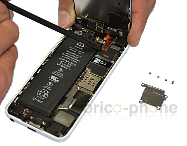 Changement d'écran complet pré-monté (châssis+vitre+LCD) sur iPhone 5C photo 1