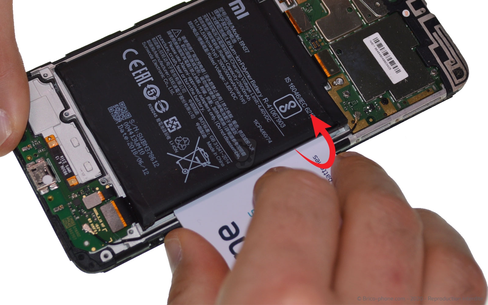 Changement d'écran (vitre + LCD) sur Redmi 6 photo 3