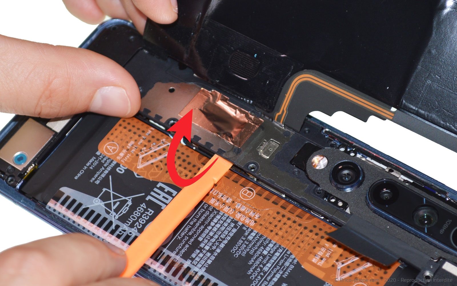 Changement de batterie sur Mi 10 photo 3