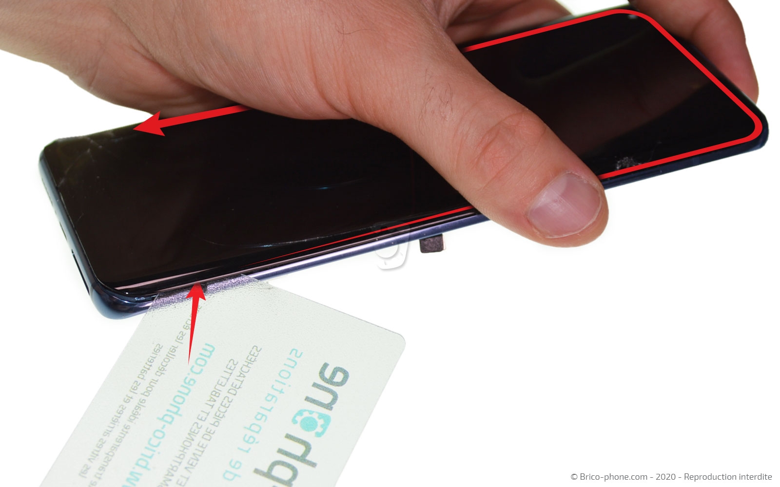 Changement d'écran (vitre + Amoled) sur Mi 10 photo 3