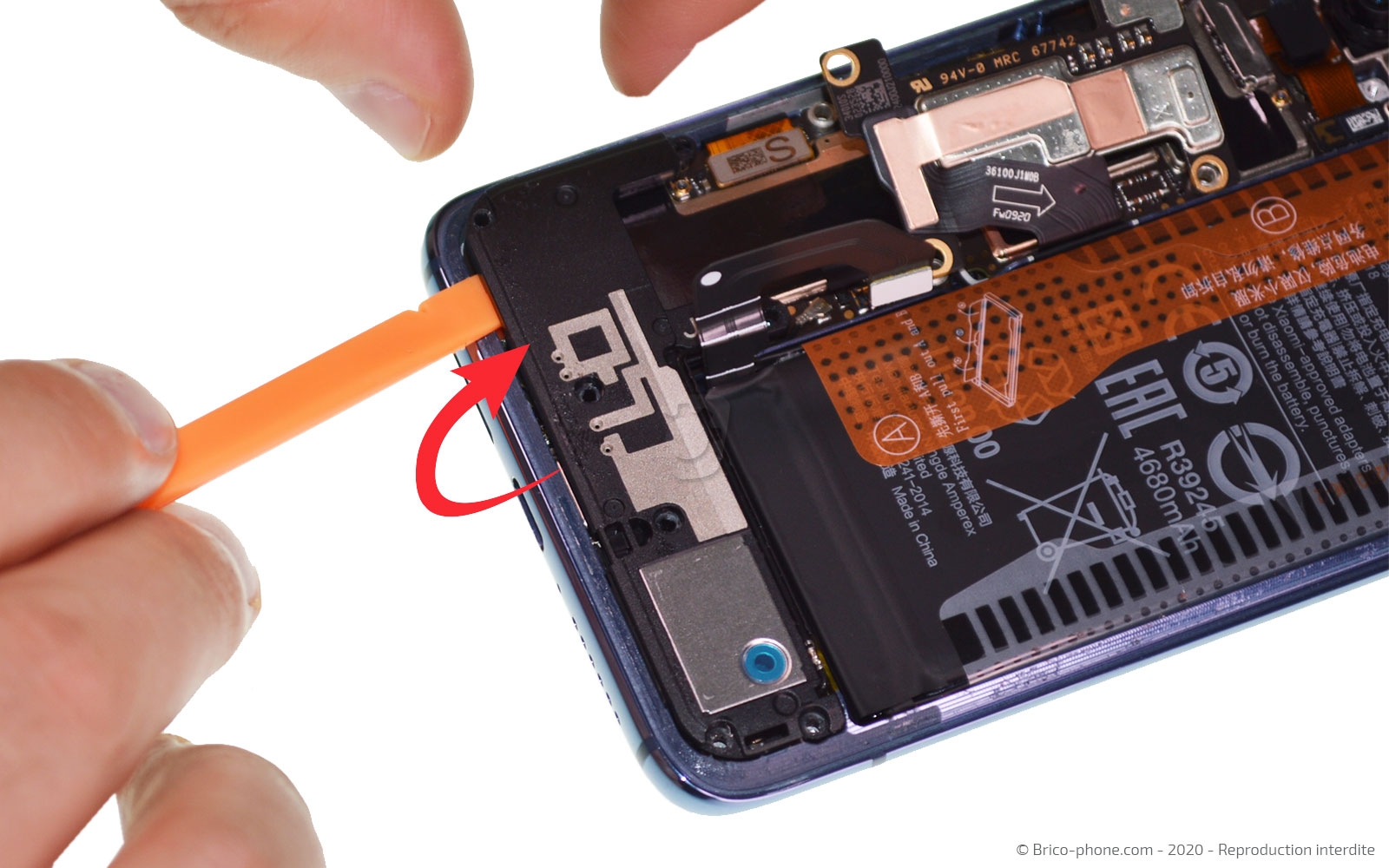 Changement d'écran (vitre + Amoled) sur Mi 10 photo 3