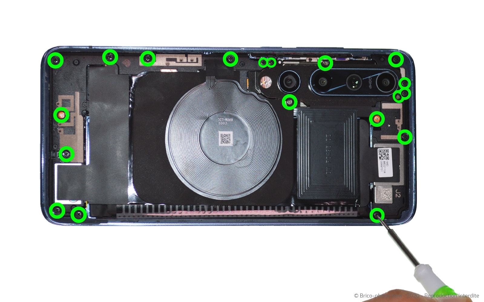 Changement du bloc écran sur Mi 10 photo 1