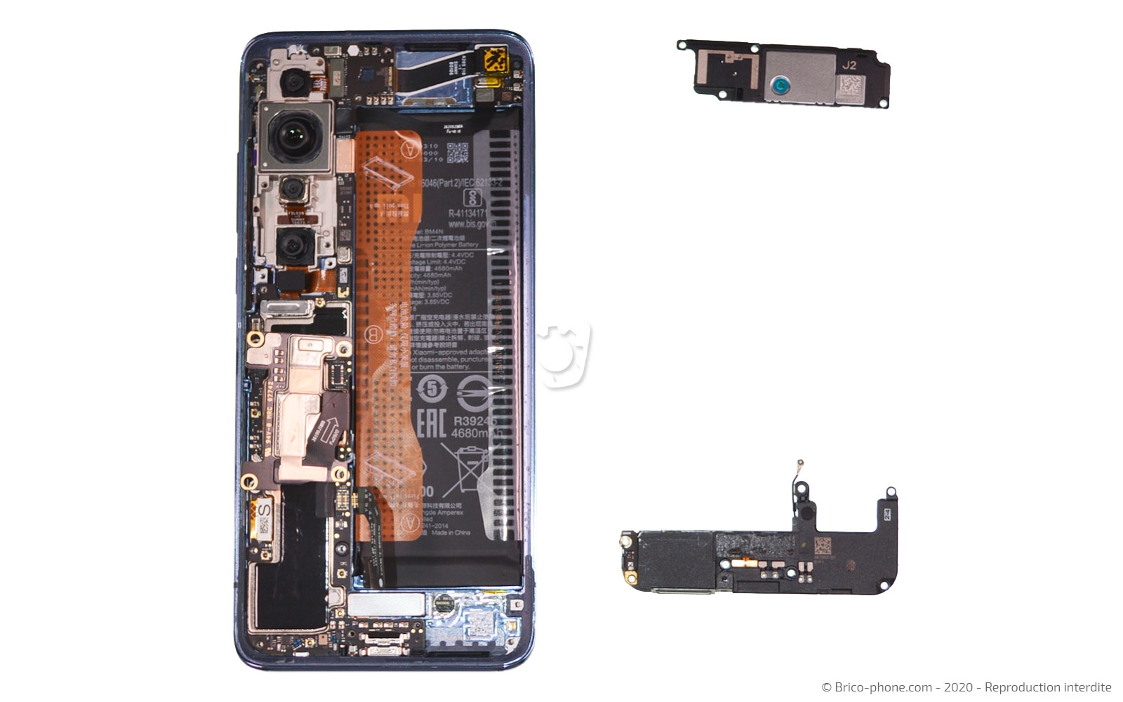 Changement du bloc écran sur Mi 10 photo 4