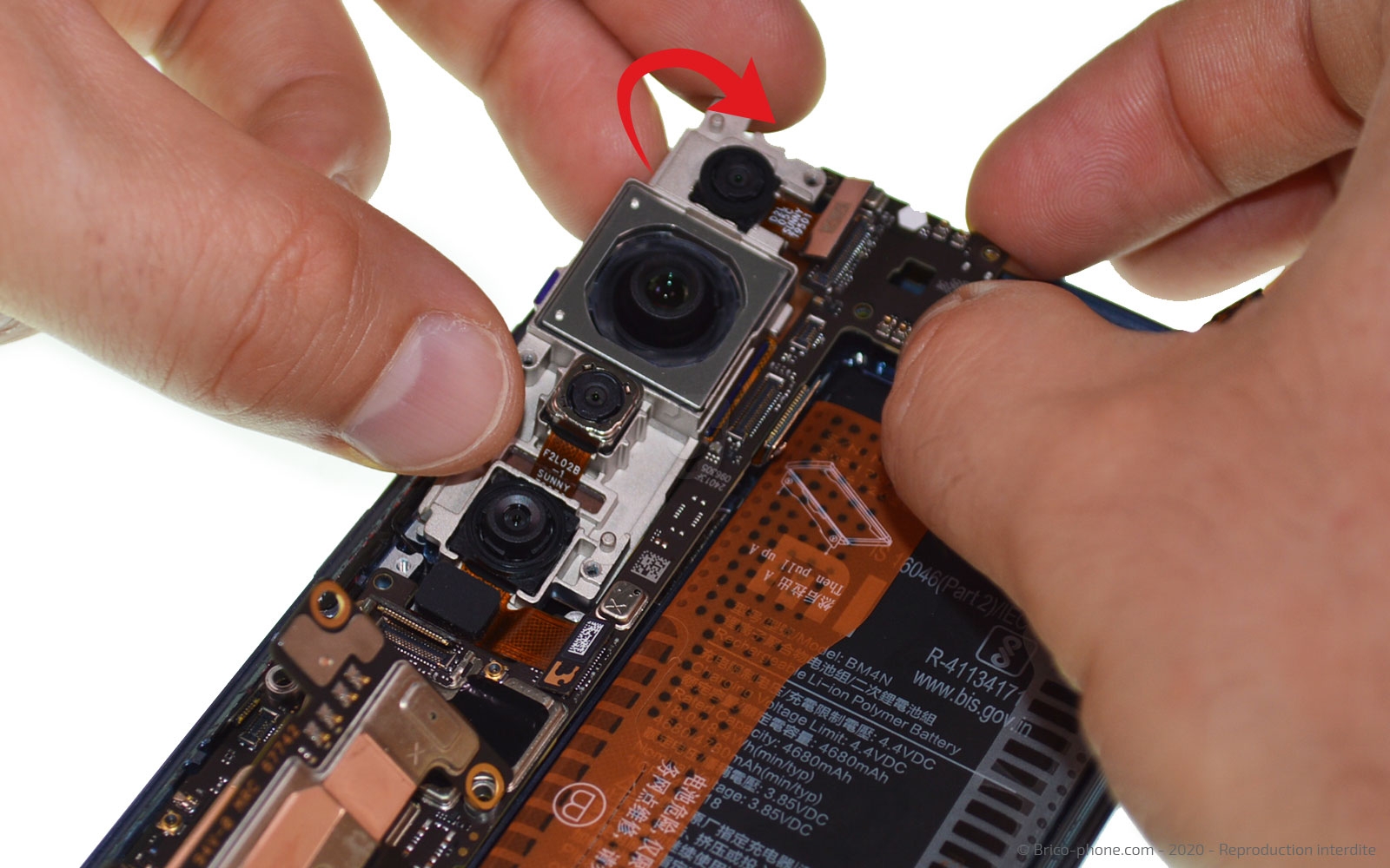 Changement du bloc écran sur Mi 10 photo 4