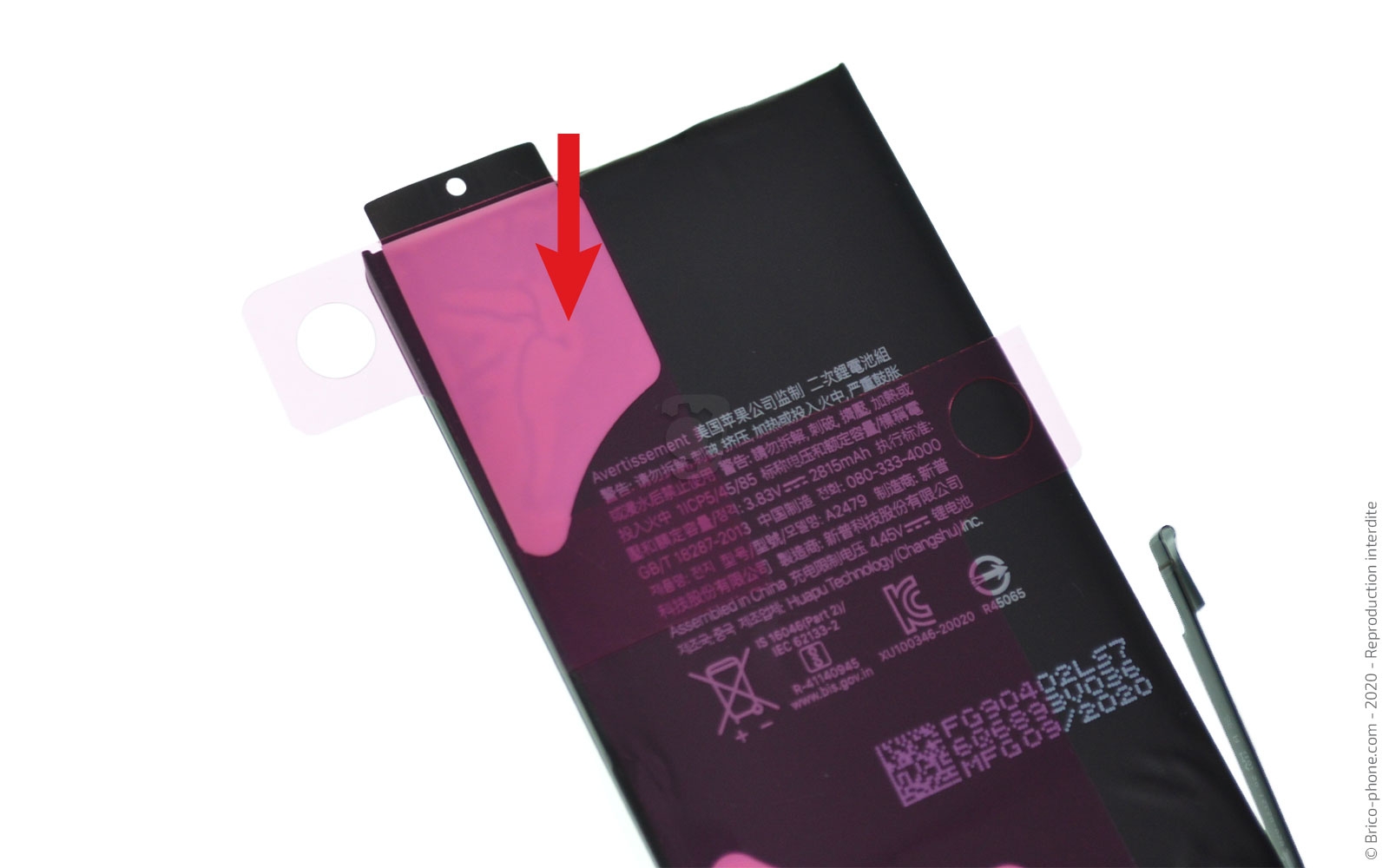 Changement de batterie sur iPhone 12 photo 3