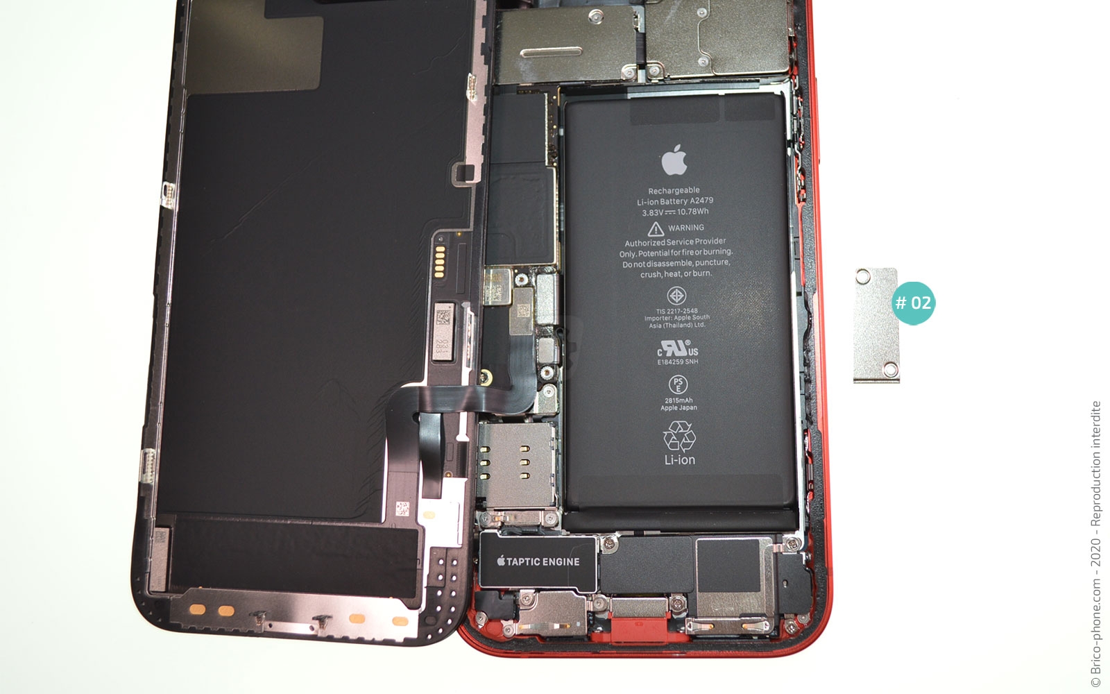 Changement de l'écran (vitre + Oled) sur iPhone 12 photo 3