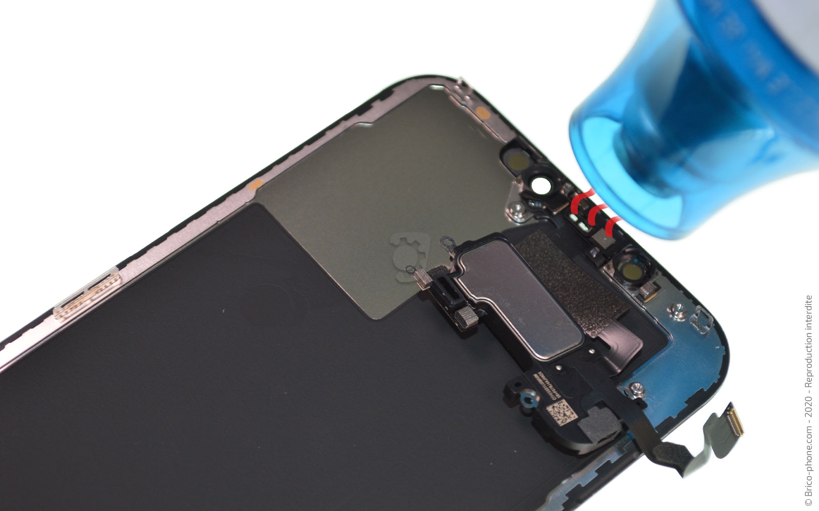 Changement de l'écran (vitre + Oled) sur iPhone 12 Pro Max photo 4