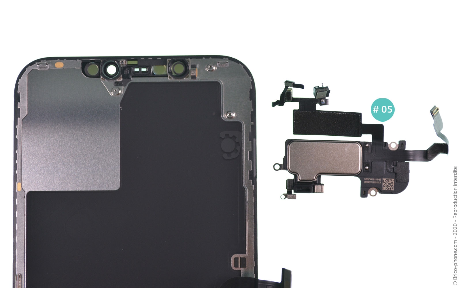 Changement de l'écran (vitre + Oled) sur iPhone 12 Pro Max photo 4