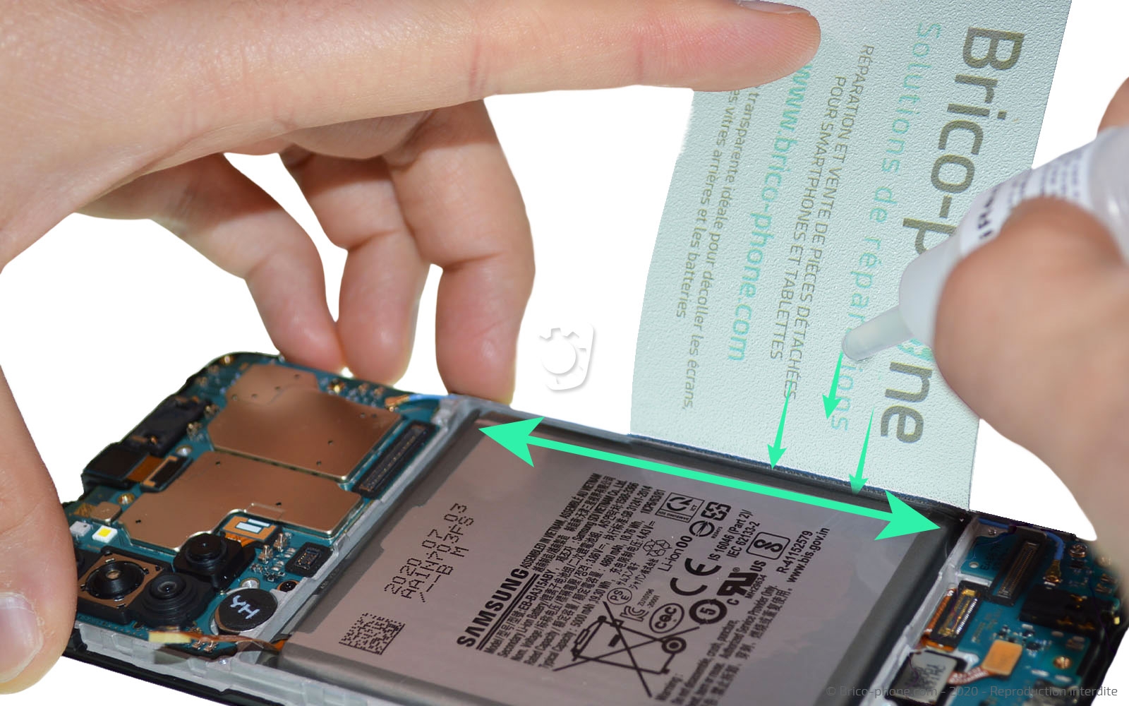 Démontage complet sur Galaxy A31 photo 1