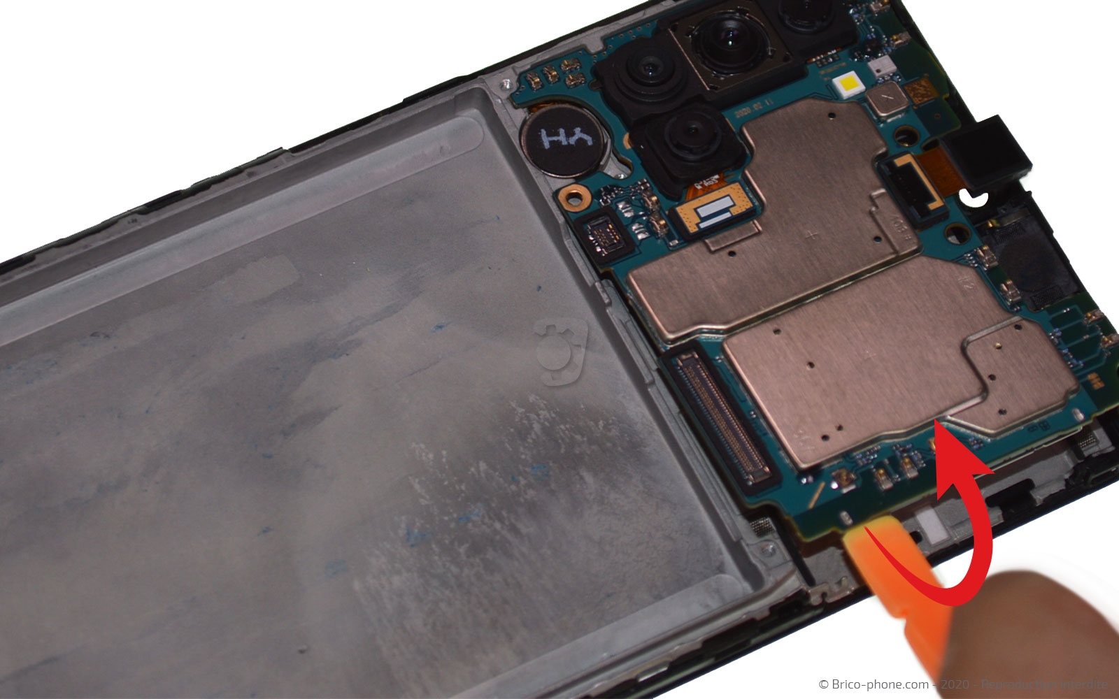 Démontage complet sur Galaxy A31 photo 3