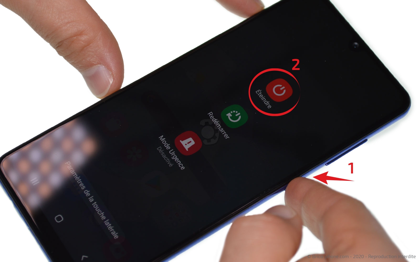 Changement du bloc écran sur Galaxy A31 photo 3