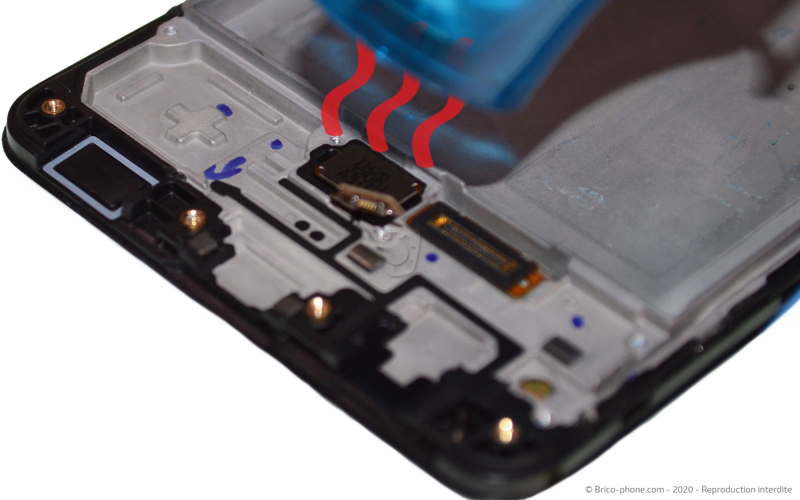 Changement du bloc écran sur Galaxy A31 photo 1