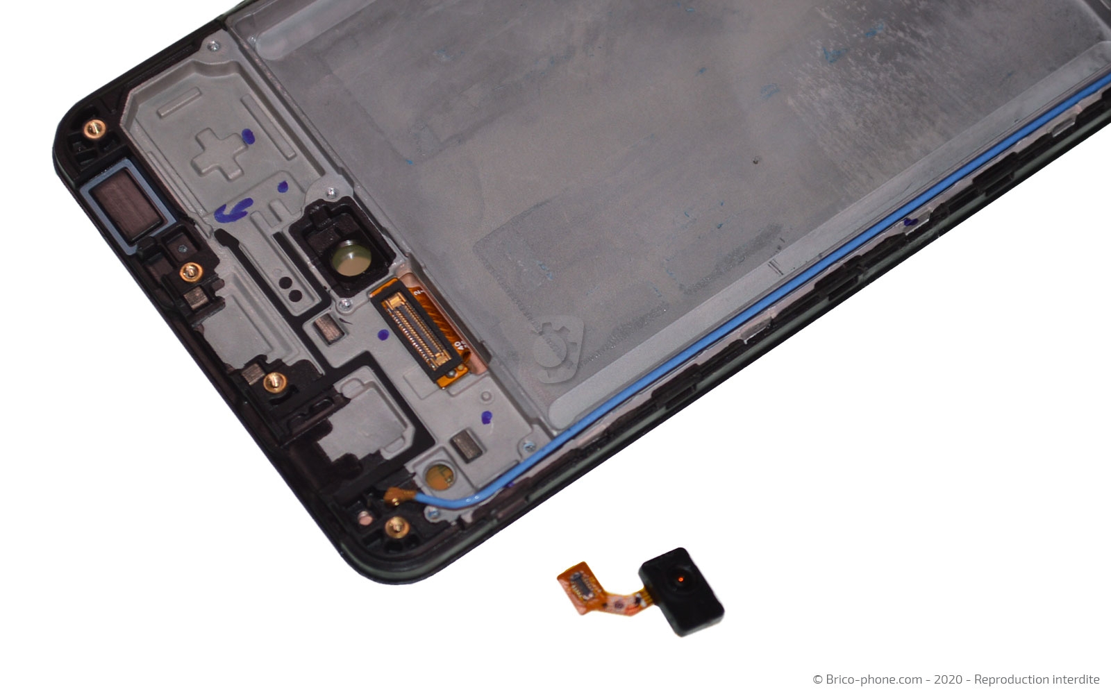 Changement du bloc écran sur Galaxy A31 photo 3