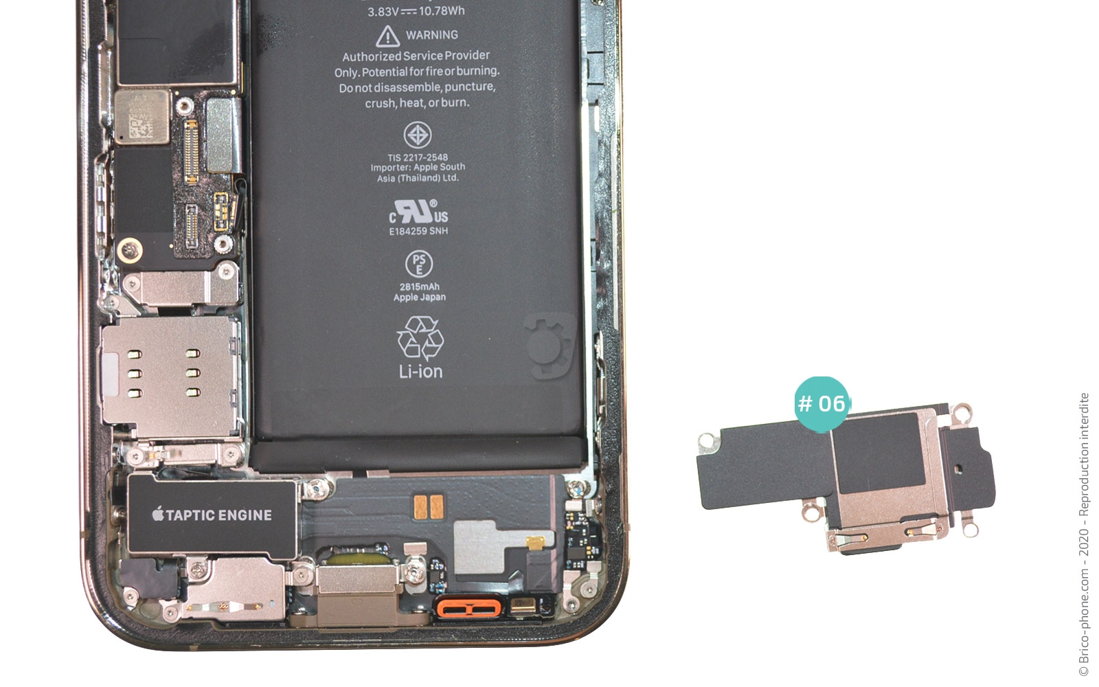 Changement du haut-parleur externe sur iPhone 12 Pro photo 3