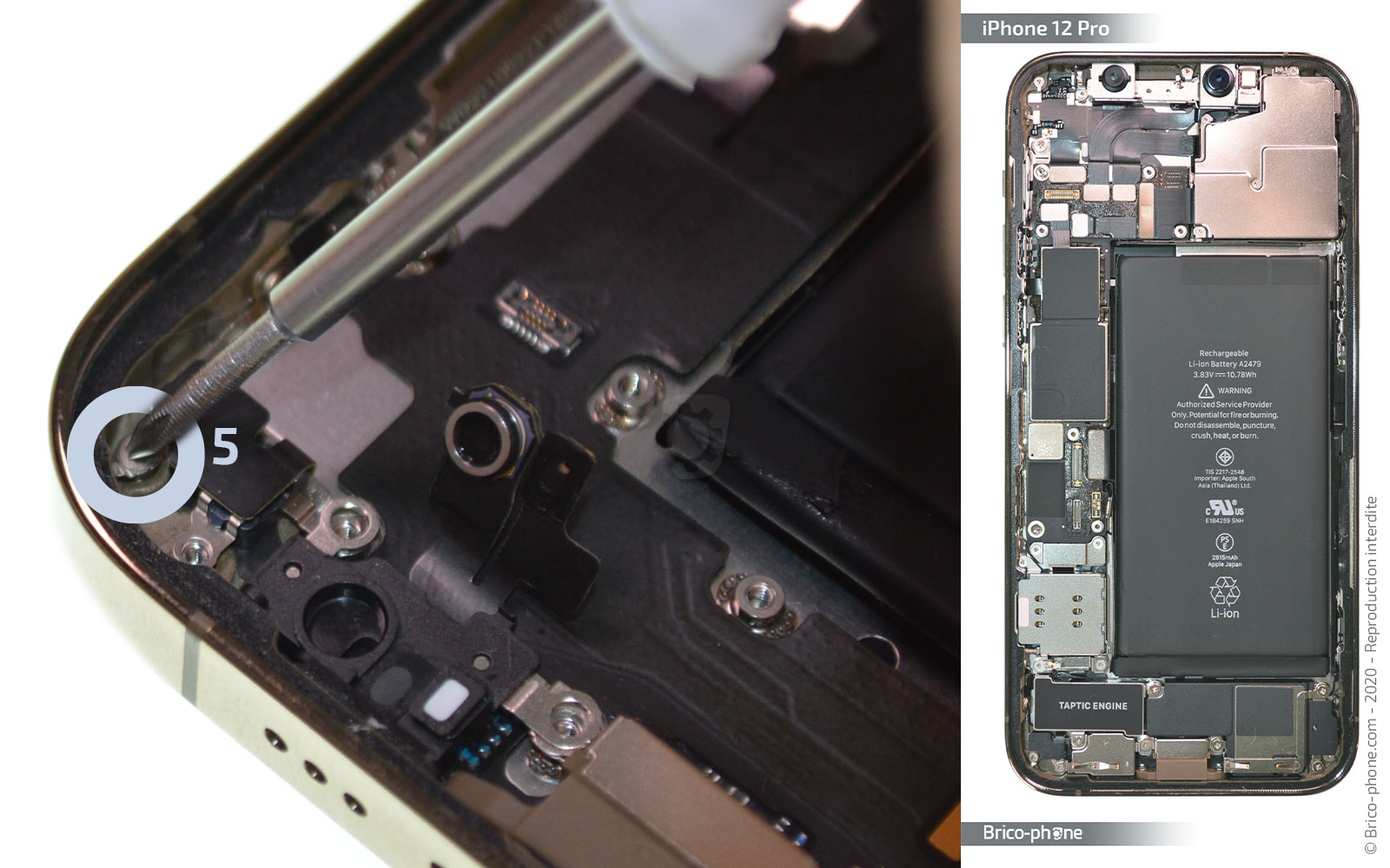 Remplacer le connecteur de charge sur iPhone 12 Pro photo 2