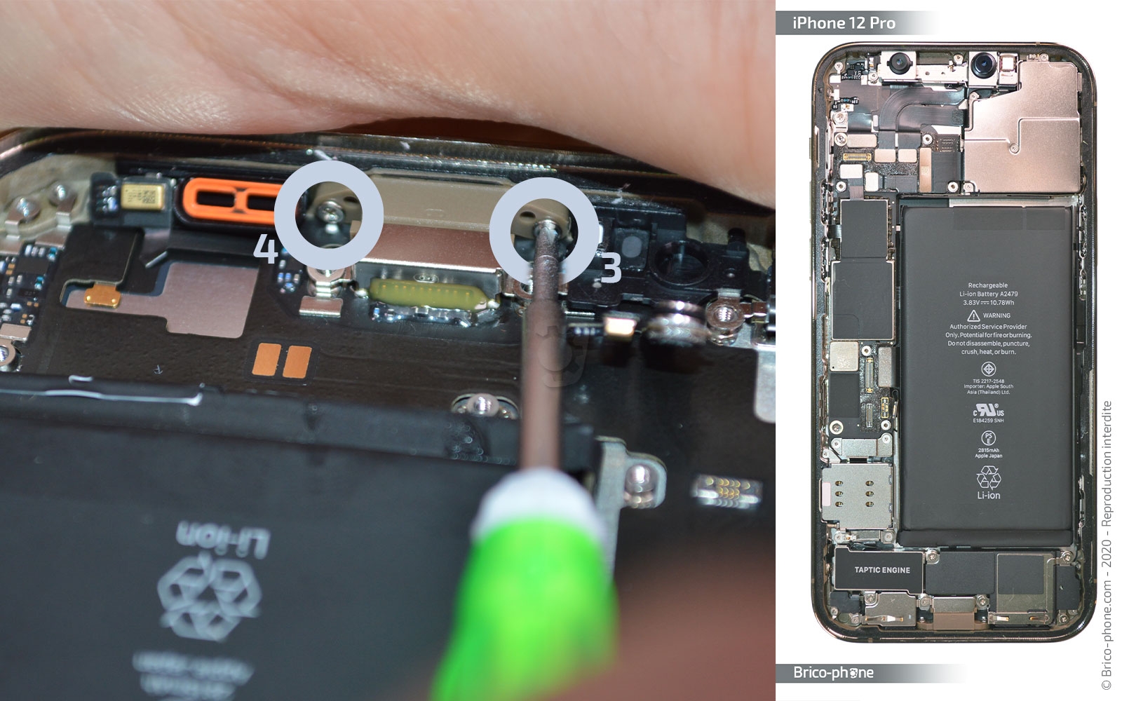 Remplacer le connecteur de charge sur iPhone 12 Pro photo 4