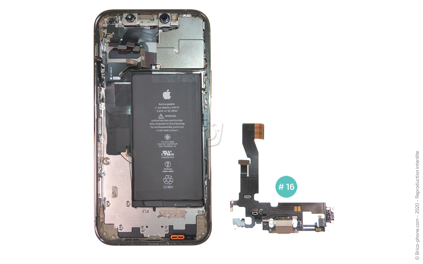 Remplacer le connecteur de charge sur iPhone 12 Pro photo 4