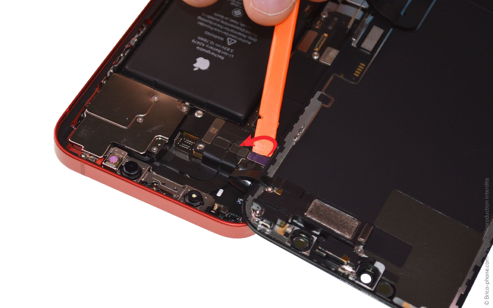 Changement du connecteur de charge sur iPhone 12 photo 3