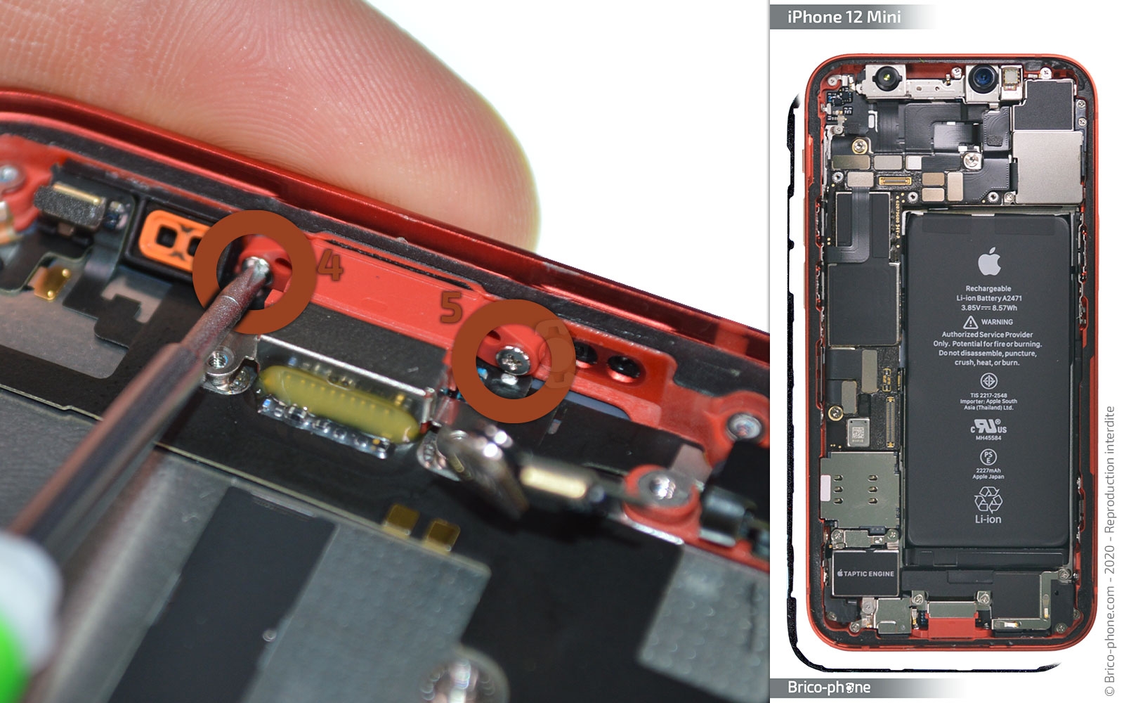 Remplacer le connecteur de charge sur iPhone 12 Mini photo 3