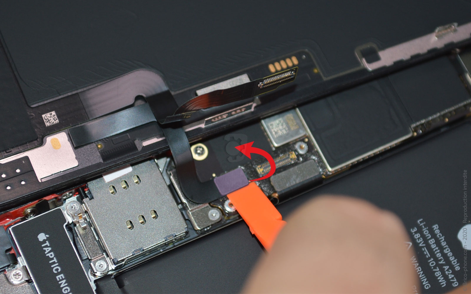 Changement du haut-parleur externe sur iPhone 12 photo 2