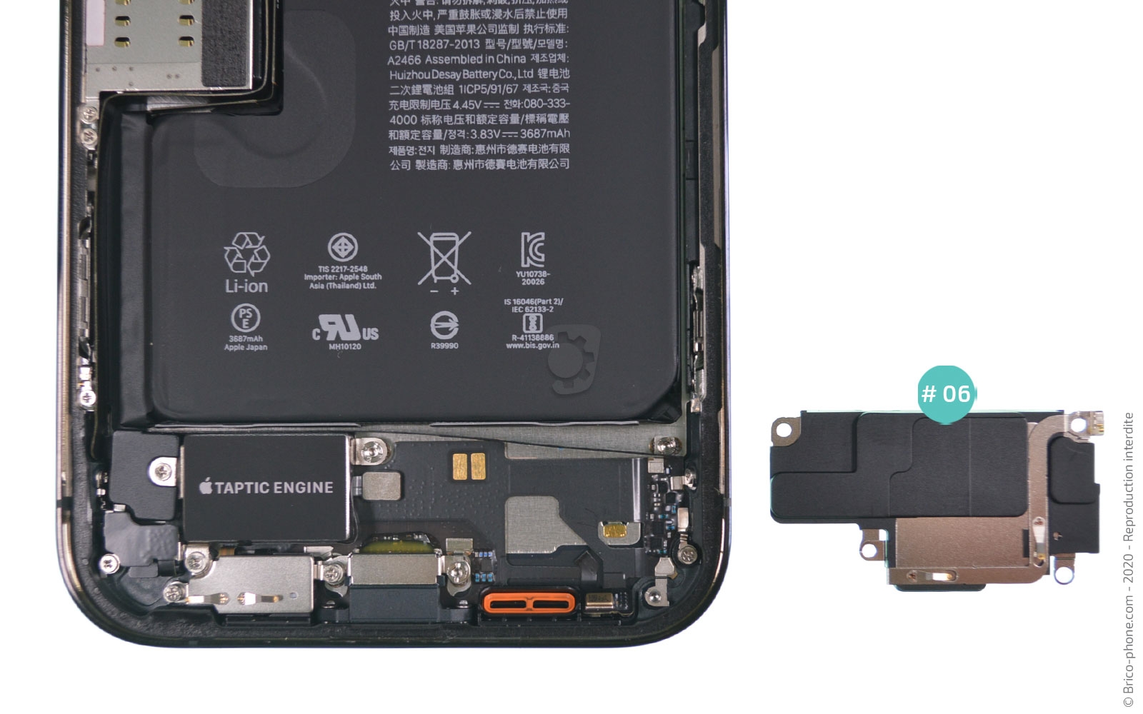 Changement du connecteur de charge sur iPhone 12 Pro Max photo 3