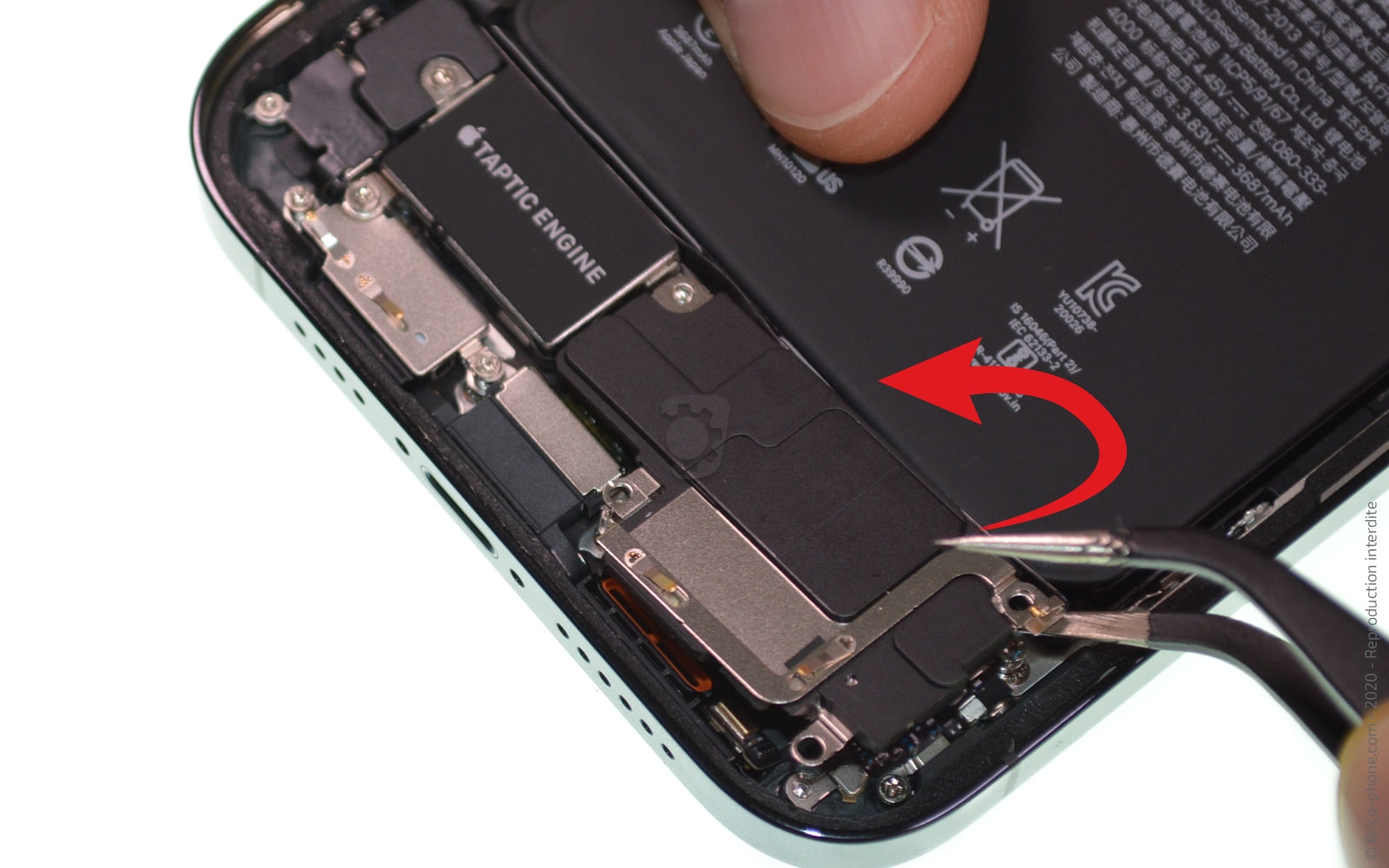 Changement du haut-parleur externe sur iPhone 12 Pro Max photo 2