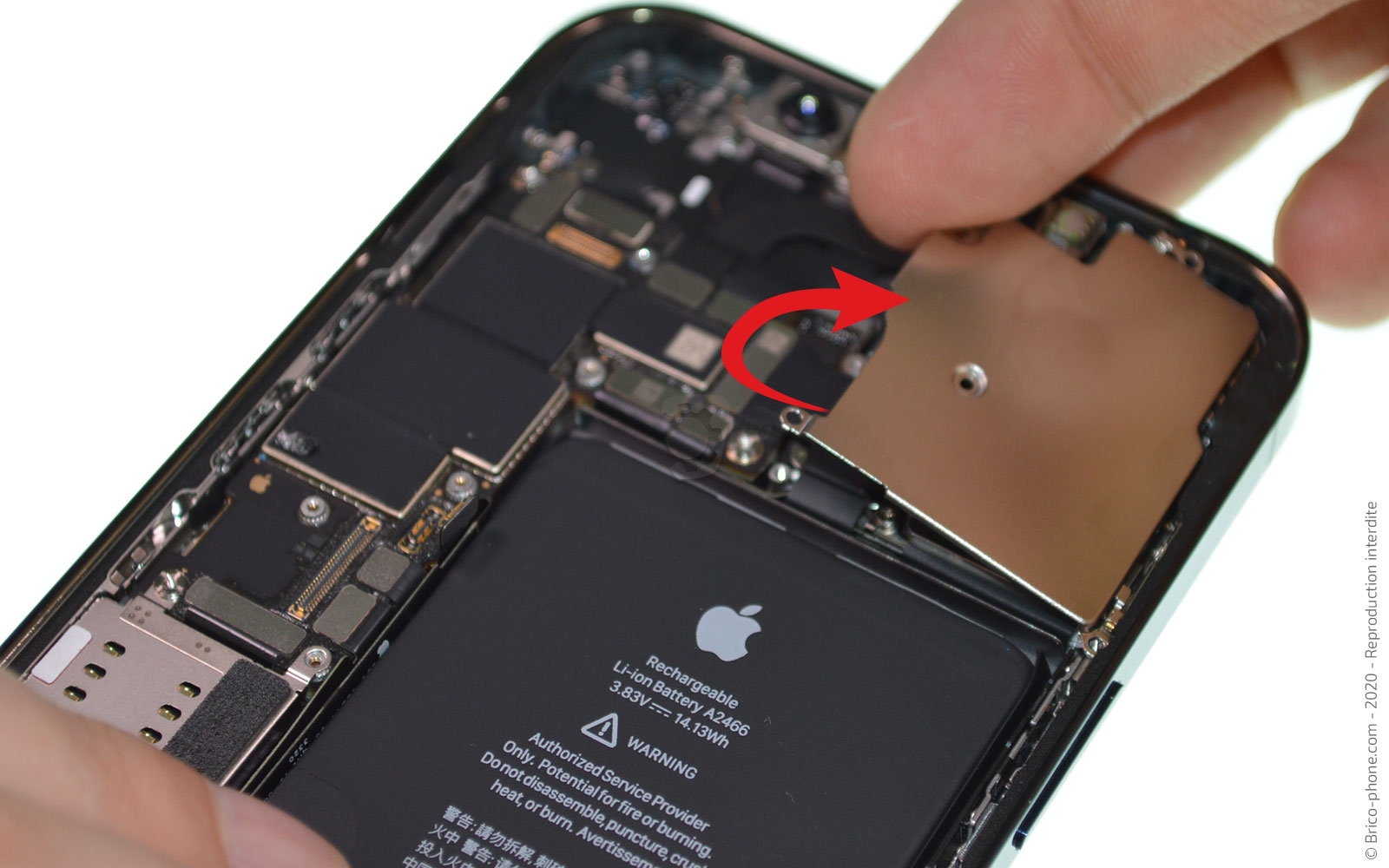 Changement des caméras arrière sur iPhone 12 Pro Max photo 2