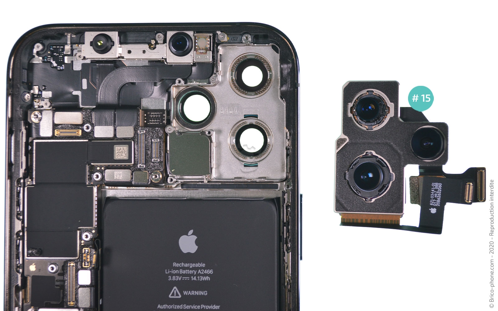 Changement des caméras arrière sur iPhone 12 Pro Max photo 4
