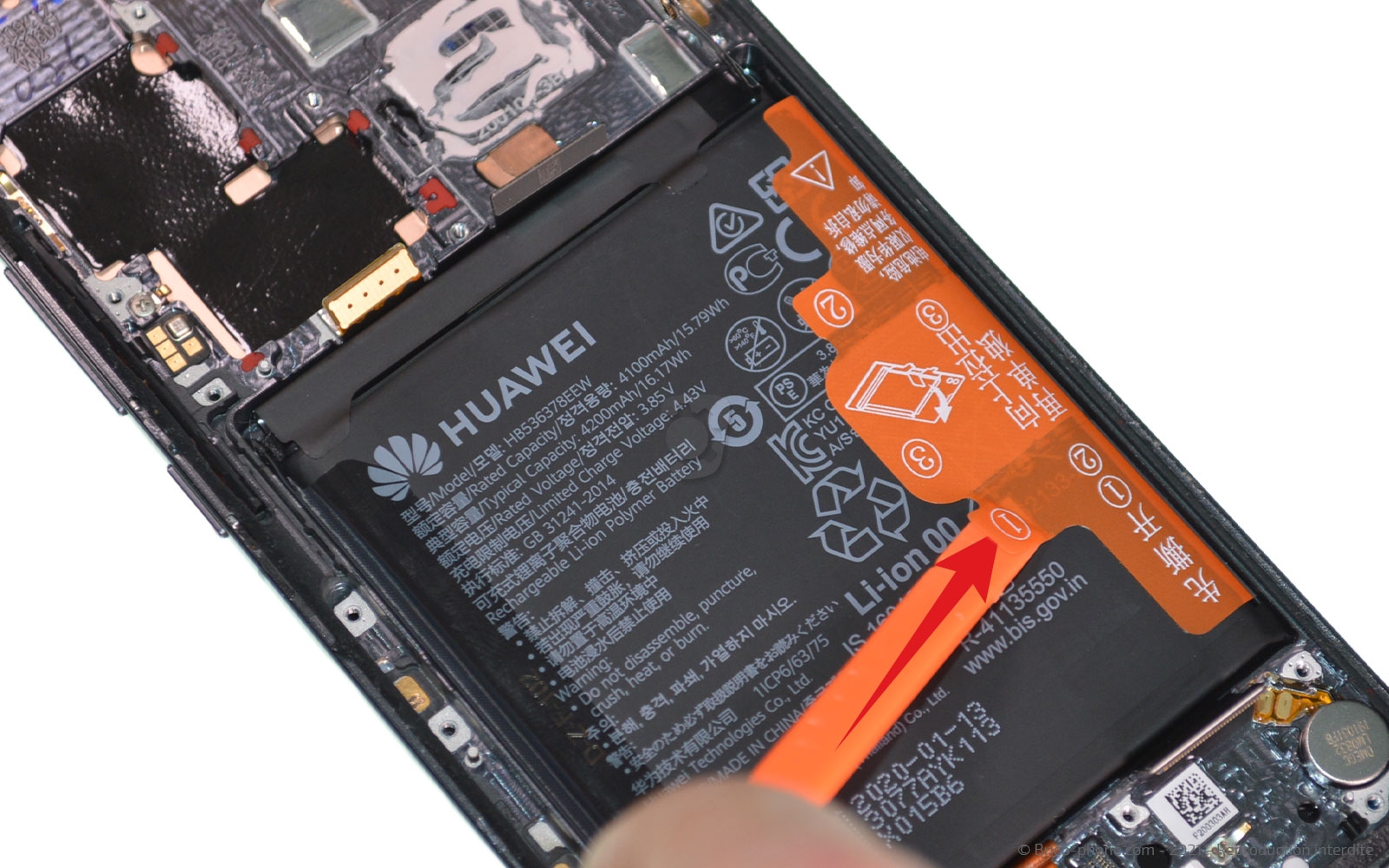 Démontage complet sur P40 Pro photo 1