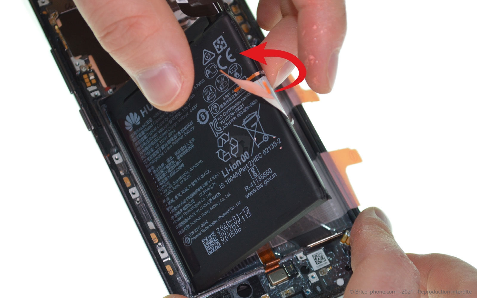 Démontage complet sur P40 Pro photo 3