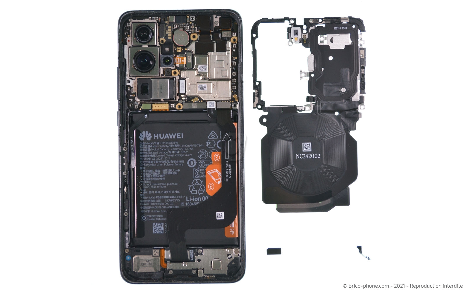 Démontage complet sur P40 Pro photo 4