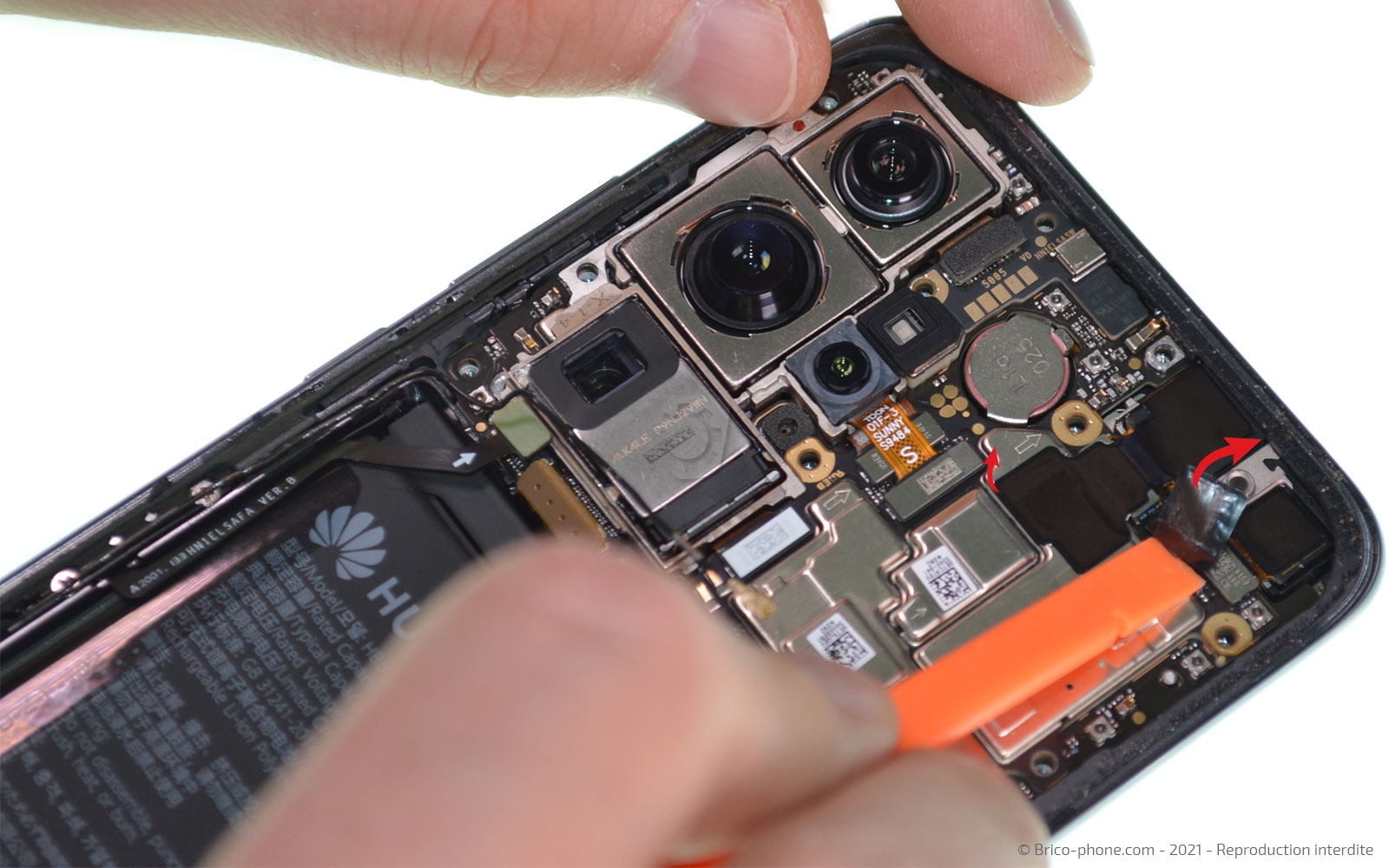 Démontage complet sur P40 Pro photo 2