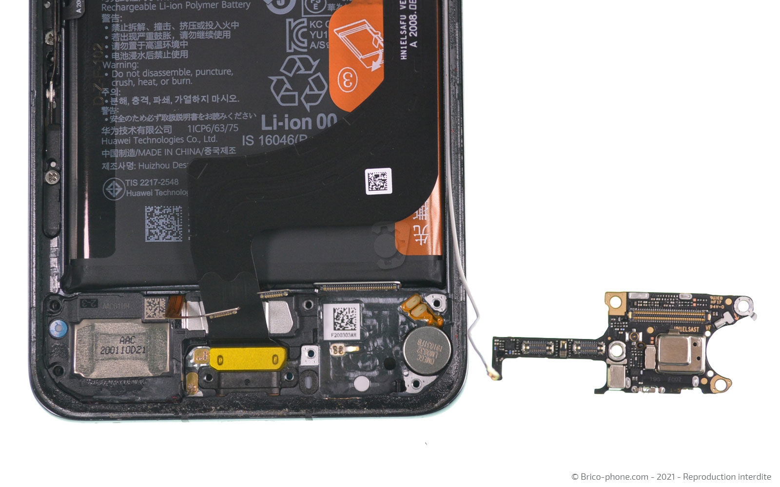 Démontage complet sur P40 Pro photo 4