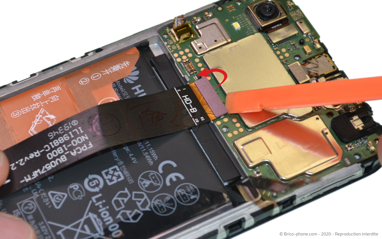 Changement du bloc écran sur Y5 2019 photo 2