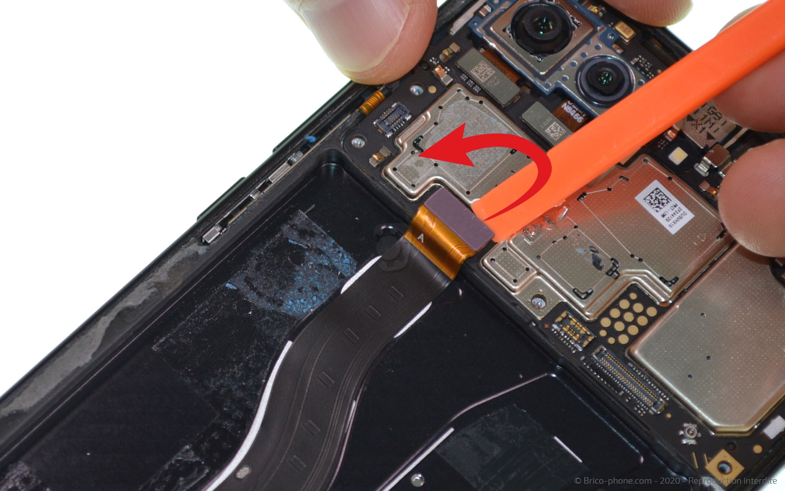 Changement d'écran (vitre + LCD) sur Honor View 20 photo 1