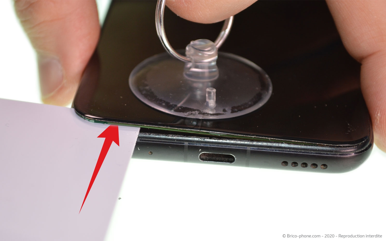 Changement d'écran (vitre + LCD) sur Honor View 20 photo 4