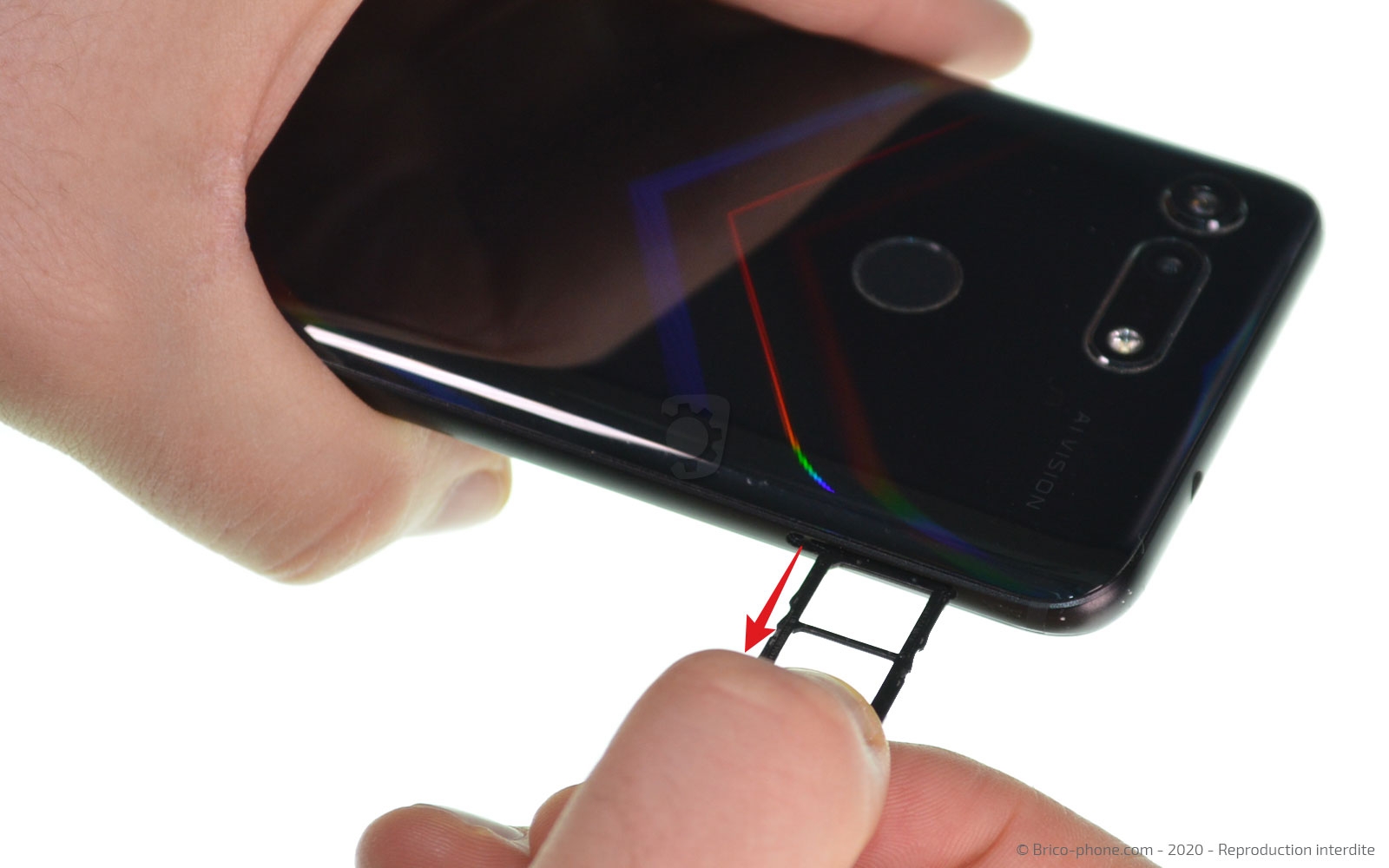 Changement d'écran (vitre + LCD) sur Honor View 20 photo 3