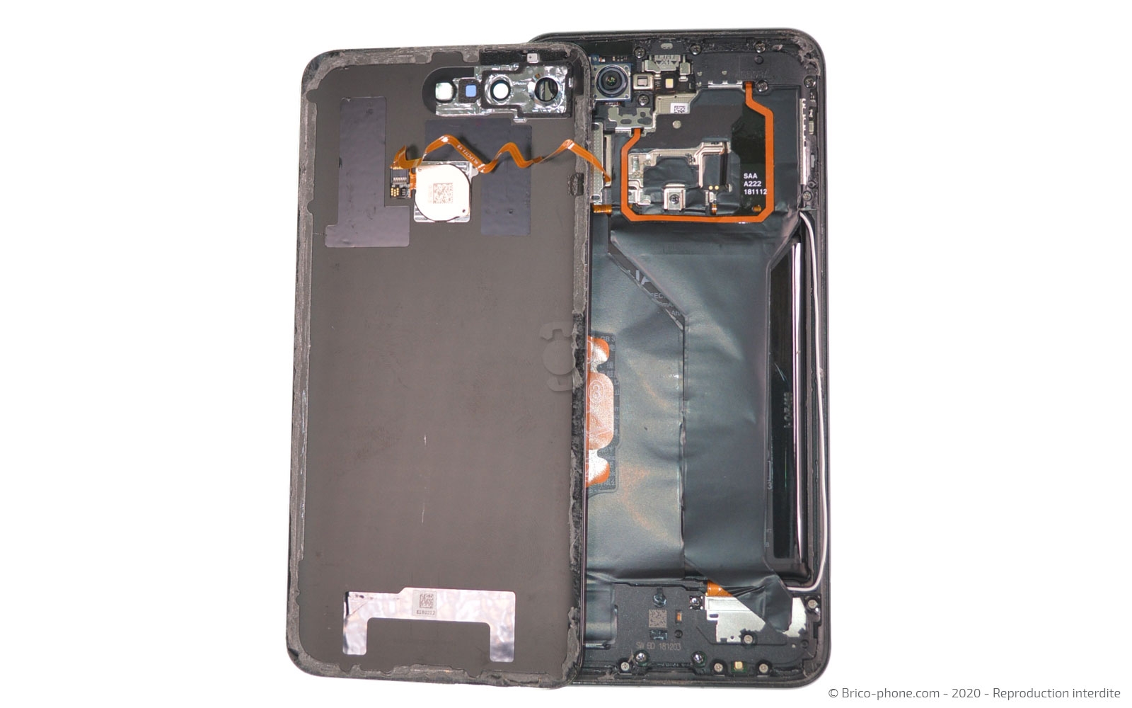 Changement de batterie sur Honor View 20 photo 2