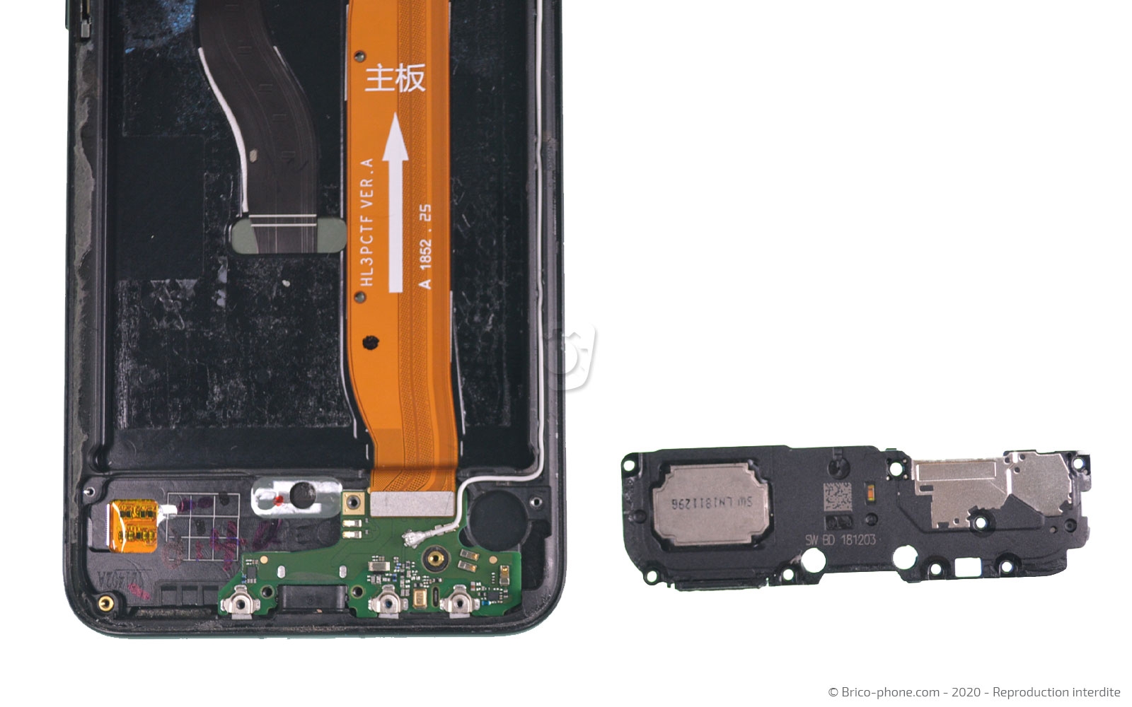 Changement du connecteur de charge sur Honor View 20 photo 3