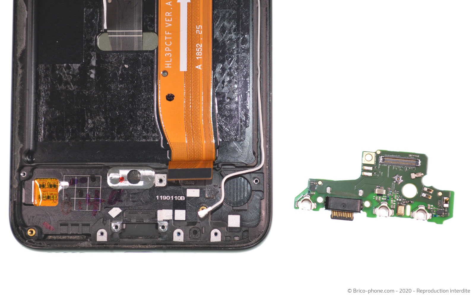 Changement du connecteur de charge sur Honor View 20 photo 4