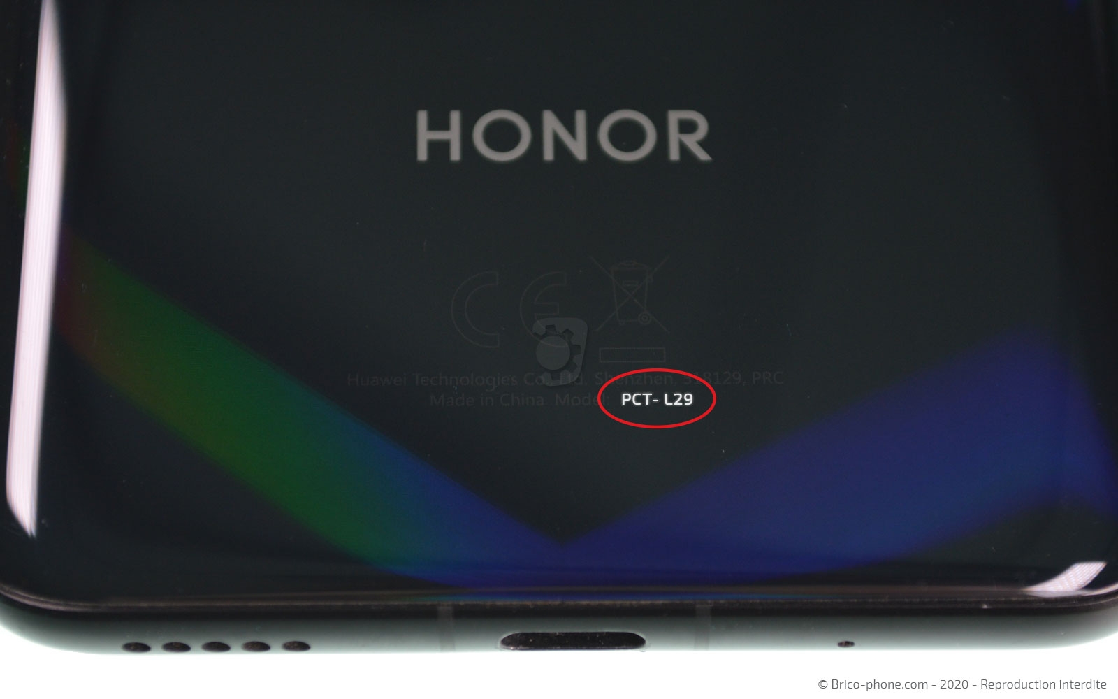 Changement de la vitre arrière sur Honor View 20 photo 1