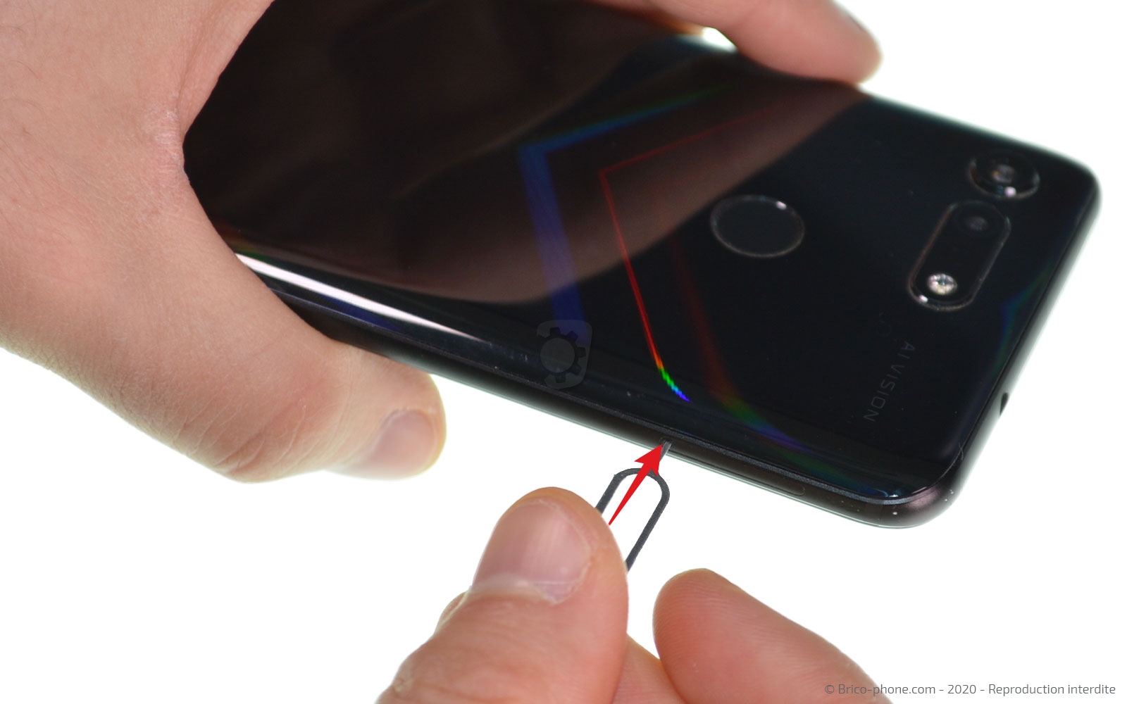 Changement de la vitre arrière sur Honor View 20 photo 2