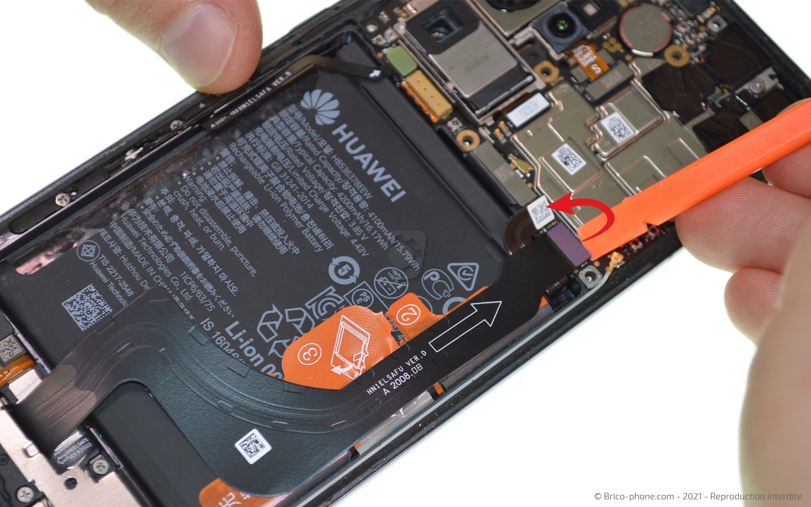 Changement de batterie sur P40 Pro photo 2