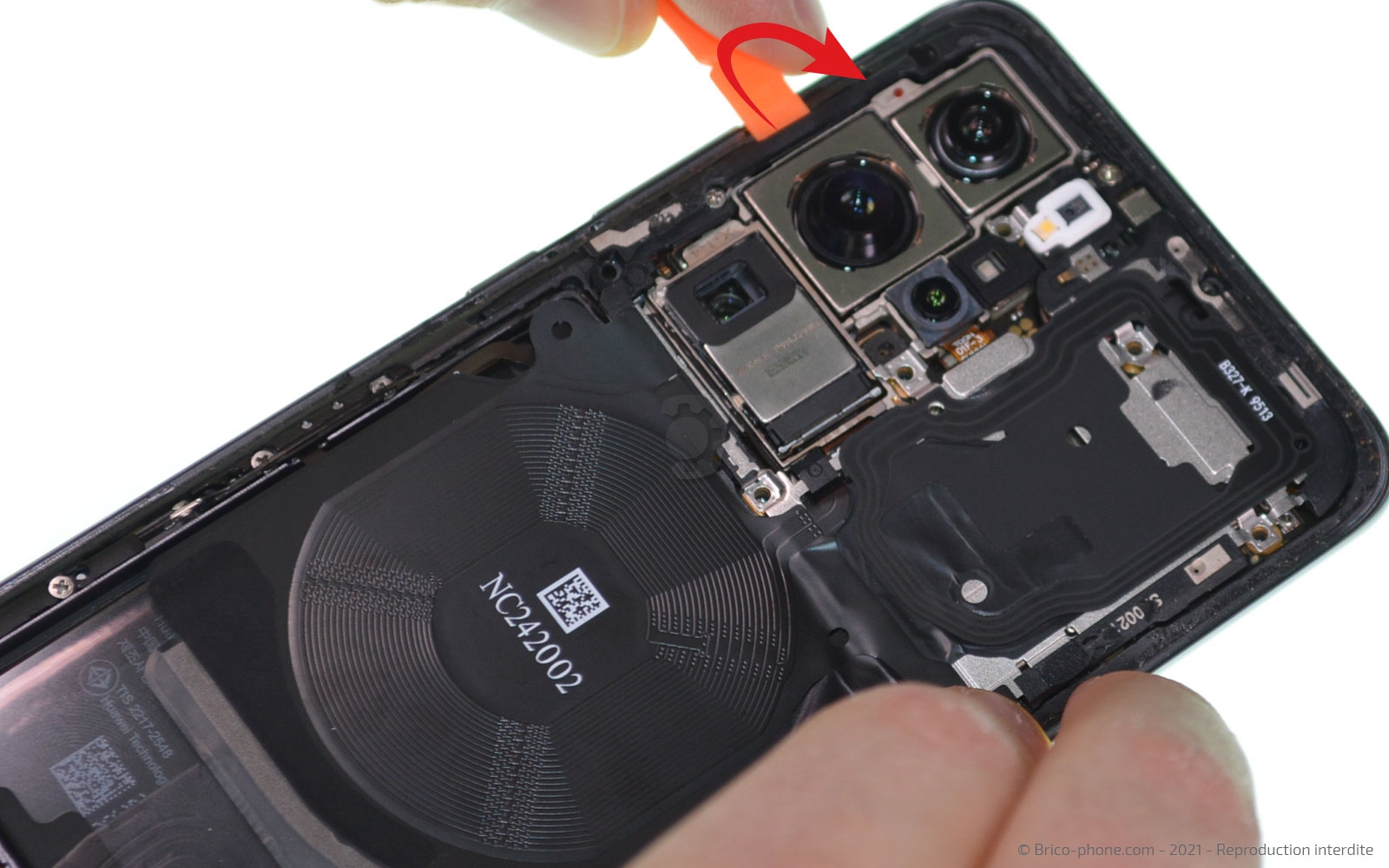 Changement de batterie sur P40 Pro photo 2