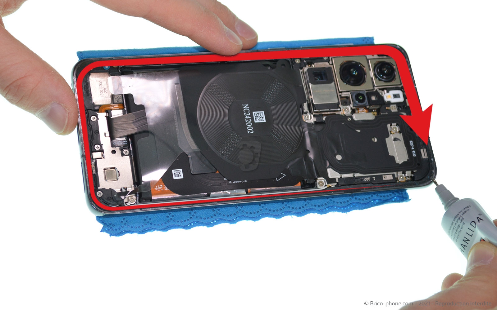 Changement du connecteur de charge sur P40 Pro photo 1