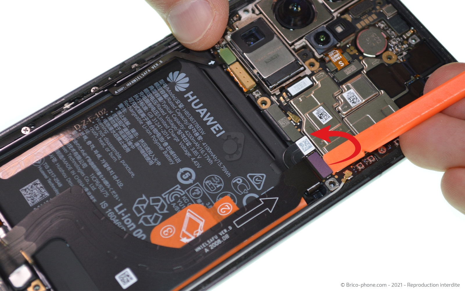 Changement du connecteur de charge sur P40 Pro photo 1