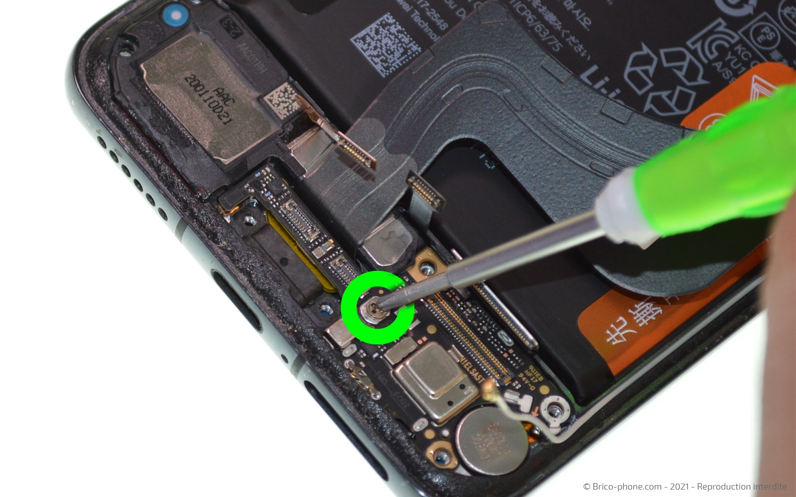 Changement du connecteur de charge sur P40 Pro photo 2