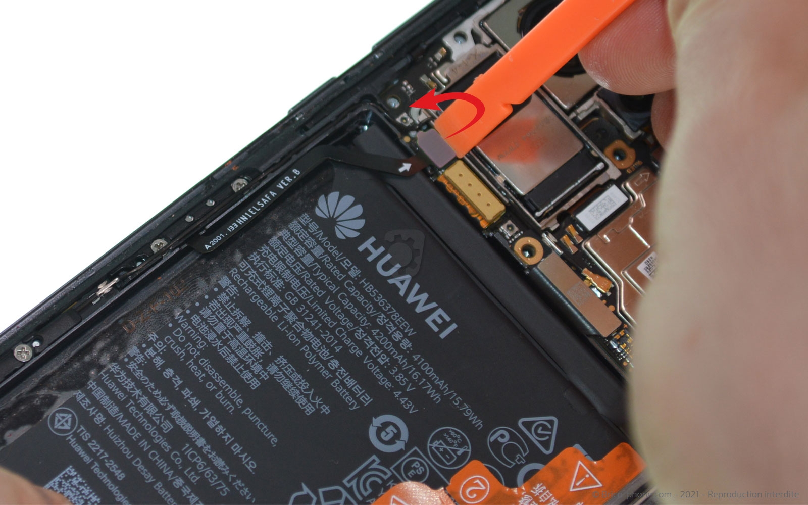 Changement de l'écran seul sur P40 Pro photo 3